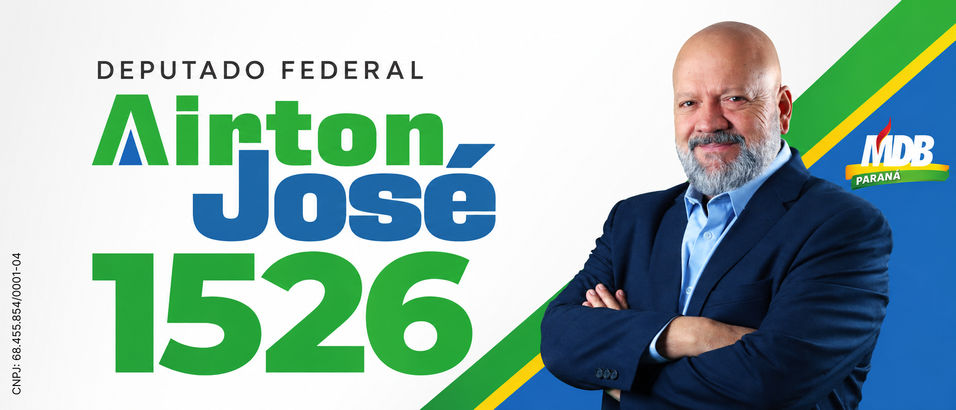 Deputado Federal Airton José 1526 — MDB Paraná